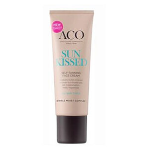ACO Sunkissed Self-Tanning Face Cream Parfymerad Brun Utan Sol